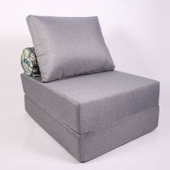 Кресло-кровать-пуф бескаркасное Прайм (Серый) в Надыме - nadym.mebel24.online | фото