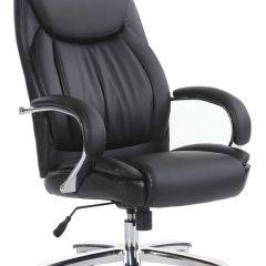 Кресло офисное BRABIX "Advance EX-575" (хром/экокожа/черное) 531825 в Надыме - nadym.mebel24.online | фото 2