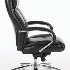 Кресло офисное BRABIX "Direct EX-580" (хром/рециклированная кожа/черное) 531824 в Надыме - nadym.mebel24.online | фото 3