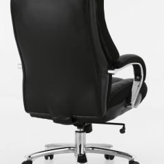 Кресло офисное BRABIX PREMIUM "Bomer HD-007" (рециклированная кожа, хром, черное) 531939 в Надыме - nadym.mebel24.online | фото 4