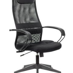 Кресло офисное BRABIX PREMIUM "Stalker EX-608 PL" (ткань-сетка/кожзам, черное) 532090 в Надыме - nadym.mebel24.online | фото
