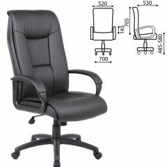 Кресло офисное BRABIX PREMIUM "Work EX-513" (экокожа, черное) 531943 в Надыме - nadym.mebel24.online | фото 2