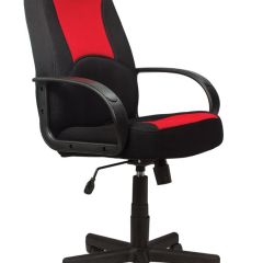 Кресло офисное BRABIX "City EX-512", ткань черная/красная, TW, 531408 в Надыме - nadym.mebel24.online | фото 1