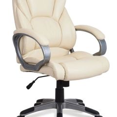 Кресло офисное BRABIX "Eldorado EX-504", экокожа, бежевое, 531167 в Надыме - nadym.mebel24.online | фото 1