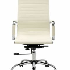 Кресло офисное BRABIX "Energy EX-509" (экокожа, хром, бежевое) 531166 в Надыме - nadym.mebel24.online | фото 4
