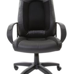 Кресло офисное BRABIX "Strike EX-525" (экокожа черная, ткань черная) 531381 в Надыме - nadym.mebel24.online | фото 5