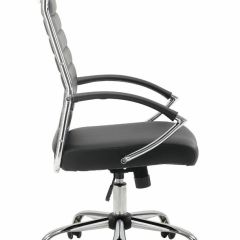Кресло офисное BRABIX "Style EX-528", экокожа, хром, черное, 531947 в Надыме - nadym.mebel24.online | фото 3