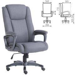 Кресло офисное BRABIX "Solid HD-005" (ткань/серое) 531823 в Надыме - nadym.mebel24.online | фото