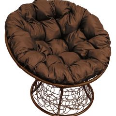 Кресло "ПАПАСАН" ротанг (каркас коричневый) в Надыме - nadym.mebel24.online | фото