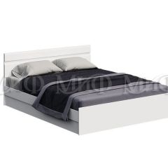 НЭНСИ NEW Кровать 1,4 м (Белый глянец холодный/Белый) в Надыме - nadym.mebel24.online | фото 1