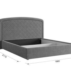 СИЛЬВА 2 Кровать с ПМ 1600 в Надыме - nadym.mebel24.online | фото
