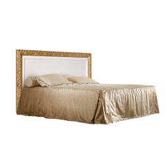 Кровать 2-х спальная (1,4 м) Тиффани штрих-лак/золото с подъемным механизмом (ТФКР140-2[7]) в Надыме - nadym.mebel24.online | фото