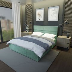Кровать Аврора Решетка+ПМ (1600) *БЕЗ ДНА в Надыме - nadym.mebel24.online | фото
