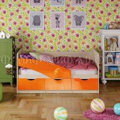 Кровать Бабочки (Оранжевый металлик) 1800 в Надыме - nadym.mebel24.online | фото