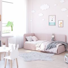 Кровать-диван Leonardo 160*70 (Розовый) в Надыме - nadym.mebel24.online | фото 6