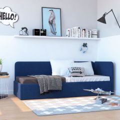 Кровать-диван Leonardo 160*70 (Синий) в Надыме - nadym.mebel24.online | фото 6