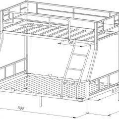 Кровать двухъярусная «Гранада-1 140» в Надыме - nadym.mebel24.online | фото 6