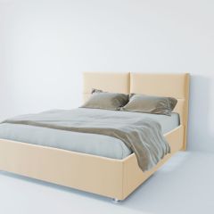 Кровать Корсика с ПМ 800 (экокожа бежевая) в Надыме - nadym.mebel24.online | фото 2