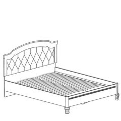 Кровать №489 Марлен (1800) Кремовый белый в Надыме - nadym.mebel24.online | фото 2