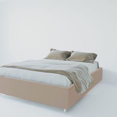 Кровать Подиум с ПМ 1200 (велюр серый) в Надыме - nadym.mebel24.online | фото 1