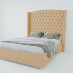 Кровать Берлин ЛЮКС без основания 1800 (экокожа бежевая) в Надыме - nadym.mebel24.online | фото