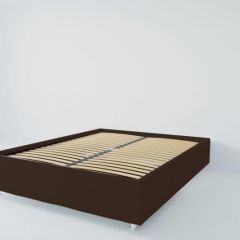 Кровать Подиум с ортопедическим основанием 800 (экокожа коричневая) в Надыме - nadym.mebel24.online | фото 2