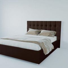 Кровать Венеция без основания 800 (экокожа коричневая) в Надыме - nadym.mebel24.online | фото
