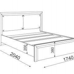 Кровать 1.6 Глэдис М31 с настилом и мягкой частью (ЯШС/Белый) в Надыме - nadym.mebel24.online | фото 3