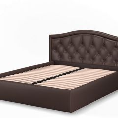 Кровать Стелла 1200 + Основание (Лесмо brown) коричневый в Надыме - nadym.mebel24.online | фото 3