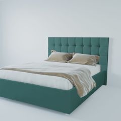 Кровать Венеция с ПМ 800 (велюр бирюзовый) в Надыме - nadym.mebel24.online | фото 2