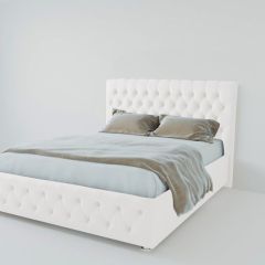 Кровать Версаль с ПМ 900 (экокожа белая) в Надыме - nadym.mebel24.online | фото