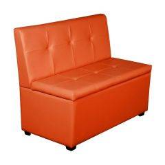 Кухонный диван Уют-1.2 (1200) Оранжевый в Надыме - nadym.mebel24.online | фото