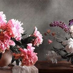 Кухонный фартук Цветы 316 МДФ матовый (3000) Flowers в Надыме - nadym.mebel24.online | фото 1