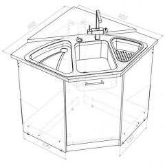 Кухонный гарнитур Лариса оптима 2 1500х1300 мм в Надыме - nadym.mebel24.online | фото 15