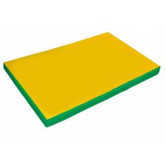Мат гимнастический 2х1х0,05м цв. зеленый-желтый в Надыме - nadym.mebel24.online | фото 1