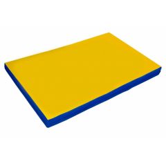 Мат гимнастический 2х1х0,08м цв. синий-желтый в Надыме - nadym.mebel24.online | фото