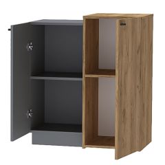 Модульная прихожая Квадро (ЛДСП дуб крафт золотой) в Надыме - nadym.mebel24.online | фото 6
