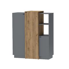 Модульная прихожая Квадро (ЛДСП дуб крафт золотой) в Надыме - nadym.mebel24.online | фото 7