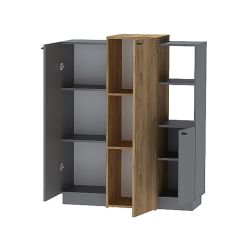 Модульная прихожая Квадро (ЛДСП дуб крафт золотой) в Надыме - nadym.mebel24.online | фото 8