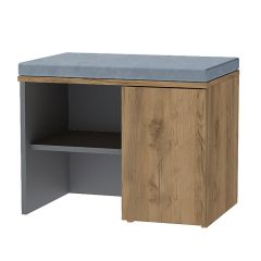 Модульная прихожая Квадро (ЛДСП дуб крафт золотой) в Надыме - nadym.mebel24.online | фото 9
