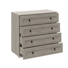 Модульная спальня София (Дуб крафт белый) в Надыме - nadym.mebel24.online | фото 3