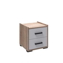Модульная Спальня Соната (Белый/Дуб сонома) в Надыме - nadym.mebel24.online | фото 3