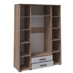 Модульная Спальня Соната (Белый/Дуб сонома) в Надыме - nadym.mebel24.online | фото 6