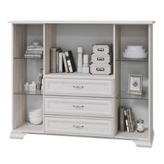 НИКОЛЬ Комод с 2 ст.дв., 1 гл.дв., 3 ящика в Надыме - nadym.mebel24.online | фото 2
