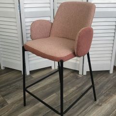 Полубарный стул NYX (H=65cm) VF109 розовый / VF110 брусничный М-City в Надыме - nadym.mebel24.online | фото