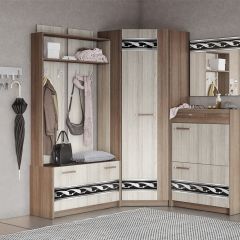 Прихожая Марица Модульная (ЯШ темный/ светлый) в Надыме - nadym.mebel24.online | фото 2