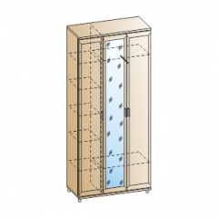 Прихожая Мелисса композиция 2 (Ясень Асахи) в Надыме - nadym.mebel24.online | фото 2
