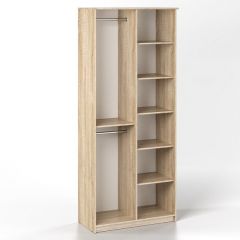 Шкаф 2-х створчатый Дуэт Люкс без зеркала в Надыме - nadym.mebel24.online | фото 4