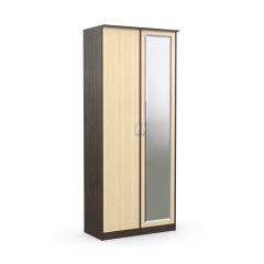 Шкаф 2-х створчатый Дуэт Люкс с зеркалом в Надыме - nadym.mebel24.online | фото 4