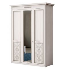 Шкаф 3-дверный со стеклом №453 Адель в Надыме - nadym.mebel24.online | фото